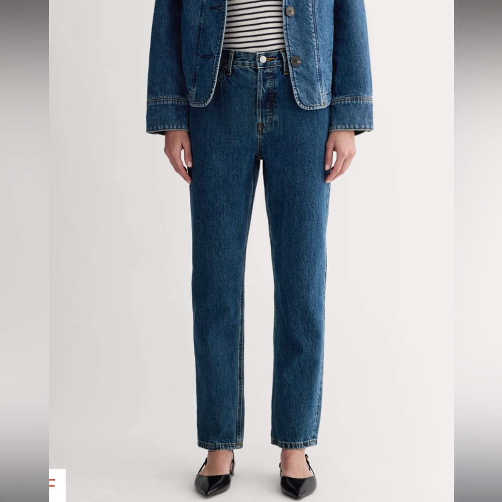 Everlane Blue Straight Leg Pants